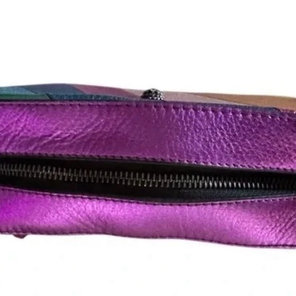 Kurt Geiger London Kensington Rainbow Leather Camera Crossbody Bag NWT - Picture 4 of 8